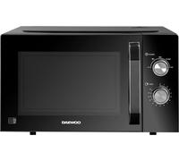 Daewoo 23L 800 Manual Microwave Black, black