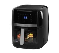 Daewoo 8L Digital Air Fryer with Viewing Window & Divider - Dual Zone Cooking, 6 Presets, LED Display, Shake Reminder - Oil-Free Healthy Cooking, Family Size, Roast, Bake, Dehydrate