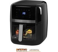 Daewoo 8L Digital Air Fryer with Viewing Window & Divider - Dual Zone Cooking, 6 Presets, LED Display, Shake Reminder - Oil-Free Healthy Cooking, Family Size, Roast, Bake, Dehydrate