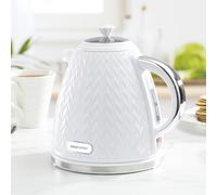 Daewoo Argyle Collection, 1.7L, Electric Kettle With Removable Lid and Filter For An Easy Clean, Auto Shut Off And Power Indicator For Safety, White