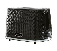 Daewoo Argyle 2 Slice Toaster 800W High Lift Reheat Defrost Large Slice Black