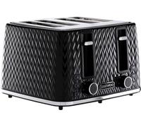DAEWOO Argyle Collection SDA1863 4-Slice Toaster - Black, Black