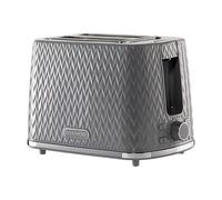 Daewoo Argyle Collection, Toaster 2 Slice With Defrost, Reheat And Browning Control To Use At Your Convenience, While The Removable Crumb Tray Makes Cleaning Quick, Grey