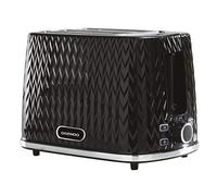 Daewoo Argyle Collection, Toaster 2 Slice With Defrost, Reheat And Browning Control To Use At Your Convenience, While The Removable Crumb Tray Makes Cleaning Quick, Black