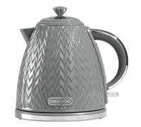 Daewoo Argyle Jug Kettle, 1.7L, Textured, Dark Grey - SDA1820GE