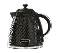 Daewoo Black Argyle 1.7L Jug Kettle
