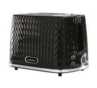 Daewoo Black Argyle 2 Slice Toaster