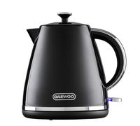 Daewoo Black Stirling 1.7L Pyramid Kettle