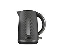 Daewoo Cascade 1.7L Electric Kettle - 3KW Fast Boil, Limescale Filter, Auto Shut-Off, Textured Black Finish, Cordless 360° Base, Quiet Boil Technology