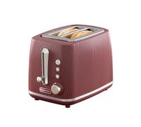 Daewoo Cascade 2-Slice Textured Matte Toaster - Defrost & Reheat Functionality