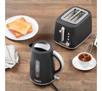 DAEWOO Cascade SDA2911GE Jug Kettle and 2-Slice Toaster Bundle - Black, Black