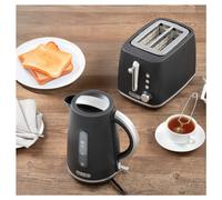 Daewoo Cascade Matching Kettle & 2-Slice Toaster Set 1.7 L 3 kW Fast Boil Colour: Black