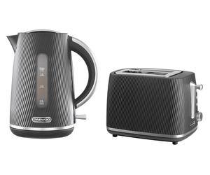 DAEWOO Cascade SDA2911GE Jug Kettle and 2-Slice Toaster Bundle - Black, Black