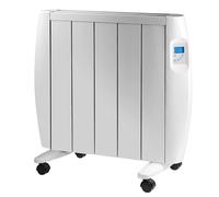 Daewoo Ceramic Heater, 1500W, Stylish, Wall Mount Or Free Standing Radiator, Safety Tip Over Switch, Overheat Protection, 7 Day Program Timer, LCD Display, Adjustable Thermostat, Anti-Frost, White