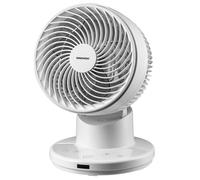 DAEWOO COL1638GE Air Circulator Portable 8" Desk Fan - White, White
