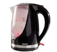 Daewoo Colour Changing 1.7L Jug Kettle 360° Swivel Base 3000W Black Black 2L