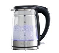 Daewoo Cool Touch Kettle Transparent Glass 3KW Fast Boil 1.5L Energy Efficient LED