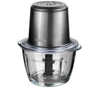 Daewoo Freedom Cordless Pro Chopper, 1 Litre Glass Bowl, 2 Speed settings, Fast Charge, Battery Indicators, Powerful Motor, Elegant Brushed Aluminium Design, Portable