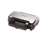 Daewoo Deep Fill Sandwich Toaster 900W, Non-Stick Toastie Maker with Locking Clip, Dual Indicator Lights, Sandwich Press for Crispy Sealed Toasties - Easy Clean Compact Design