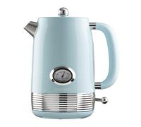 Daewoo Denver 1.5L Rapid Boil Kettle - Sky Blue, 3000W Fast Boil, Temperature...