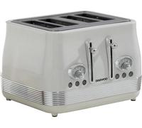 Daewoo Denver 4 Slice Wide Slot Stainless Steel Toaster Retro Vintage 6 Level