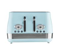 Daewoo Denver Sky Blue 4-Slice Toaster