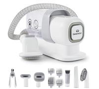 Daewoo Dog Grooming Vacuum Kit, Suitable for Both Cats & Dogs, Quiet Mode for Nervous Pets, Easy Carry Handle with 7 Attachments, Salon Experience, for Dogs, Cats and Any Furry Friends, Pet Grooming