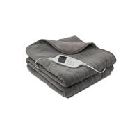 Daewoo Electricals HEATED TWO TONE OVER THROW BLANKET 160x120CM 160X120 CM Grey