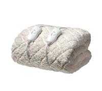 Daewoo Dreamz, Premium Double Heated Fitted Blanket, 3 Heat Settings, Dual Zone controls, Machine Washable, Soft feel Cover-Double Bed