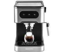 Daewoo Dual Cup 20 Bar 'flava' Espresso Coffee Machine With Milk Frother 1.5L In Silver Silver 1500ml