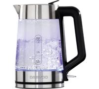 DAEWOO 3000W 1.7L EASY FILL GLASS KETTLE WITH LED ILLUMINATION RAPID BOIL