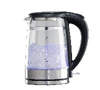 Daewoo Cool Touch Kettle Transparent Glass 3KW Fast Boil 1.5L Energy Efficient LED