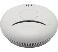 Daewoo Interconnected Smoke Alarm, Compact, 85db With Led Light, Battery Included, Low Battery Warning, Test/Hush Mode, Mounting Plate With Screws Included, Connect To Compatible Alarms