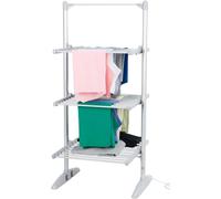 Daewoo Electric 3-Tier Heated Clothes Dryer Airer To Dry Clothing With Energy & Space Saving In Grey Grey One Size