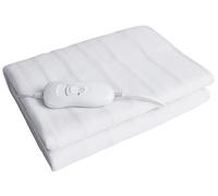 Daewoo King-Size Heated Blanket with 3 Heat Settings - White - HEA1488