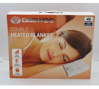 Daewoo Electric Heated Blankets Choice 3 Sizes Single/Double or King 3 Settings