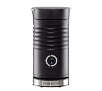 Daewoo Electric Milk Frother for Hot and Cold Milk, 4 Milk Settings, User Friendly, Easy Clean, Compact and Sleek Design, Black