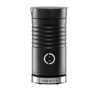 Daewoo Electric Milk Frother for Hot and Cold Milk, 4 Milk Settings, User Friendly, Easy Clean, Compact and Sleek Design, Black