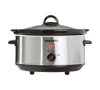 Daewoo 3.5L Slow Cooker Stainless Steel, Silver