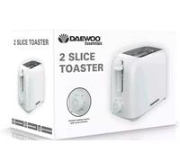 Two Slice Toaster, 750W, Variable Browning Control, Slide Out Crumb Tray, White