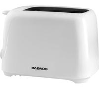 Daewoo Essentials 2 Slice Toaster - Compact White Toaster with Adjustable Bro