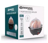 Daewoo-Electronics Egg Boiler Essentials, 7 Portions, Soft/Medium/Hard Indicator, Ready Signal