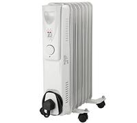 Daewoo Fine Elements Oil Filled Radiator, 1500 Watt, White