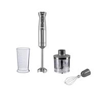 Daewoo Freedom Cordless Pro Handheld 3 In 1 Blender, Whisk And Mini Chopper With Included Jar, Fast Charge, Battery Indicators, Powerful Motor, Elegant Brushed Aluminium Design, Portable