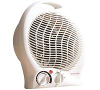 DAEWOO HEA1338 Portable Hot & Cool Fan Heater - White, White