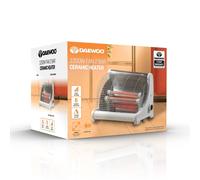 DAEWOO HEA1893 1200W 2 BAR CERAMIC HEATER 2 HEAT SETTING ,PORTABLE & LIGHTWEIGHT [EEK: A+]