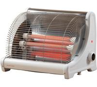 Daewoo Ceramic Heater, 1200W, 2 Bar, Ideal For Medium Rooms, 2 Heat Settings, Instant Heat, Tip Over Cut Out, Portable And Compact, Power Indicator, White