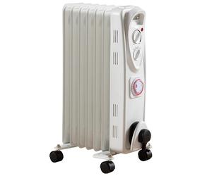 Daewoo HEA1894GE 1500W Oil Filled Radiator with 24 Hour Timer