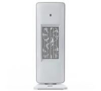 Daewoo Ceramic PTC Tower Fan Heater Oscillating 2000W With Timer & Remote Control White
