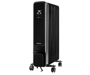 DAEWOO HEA1977GE Portable Oil-Filled Radiator - Black, Black